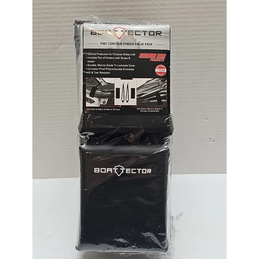 Extreme Max 3006.7270 BoatTector PWC Contour‎ Fender with Hook & Strap Set